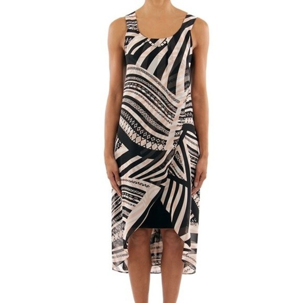 Joseph Ribkoff Tribal Pink Dress